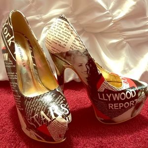 Marilyn Monroe Platform Stilettos